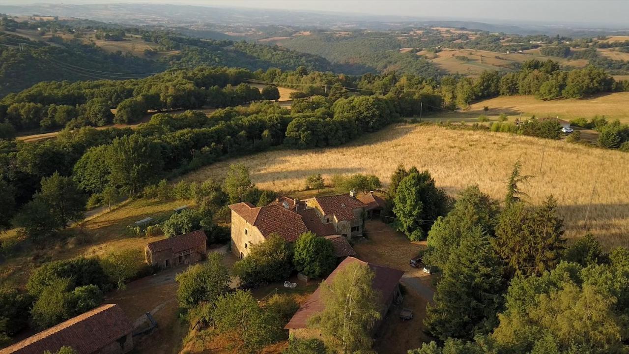 Grande Maison De Caractere En Pierres -Superbe Vue Saint-Cirgues  Exterior foto