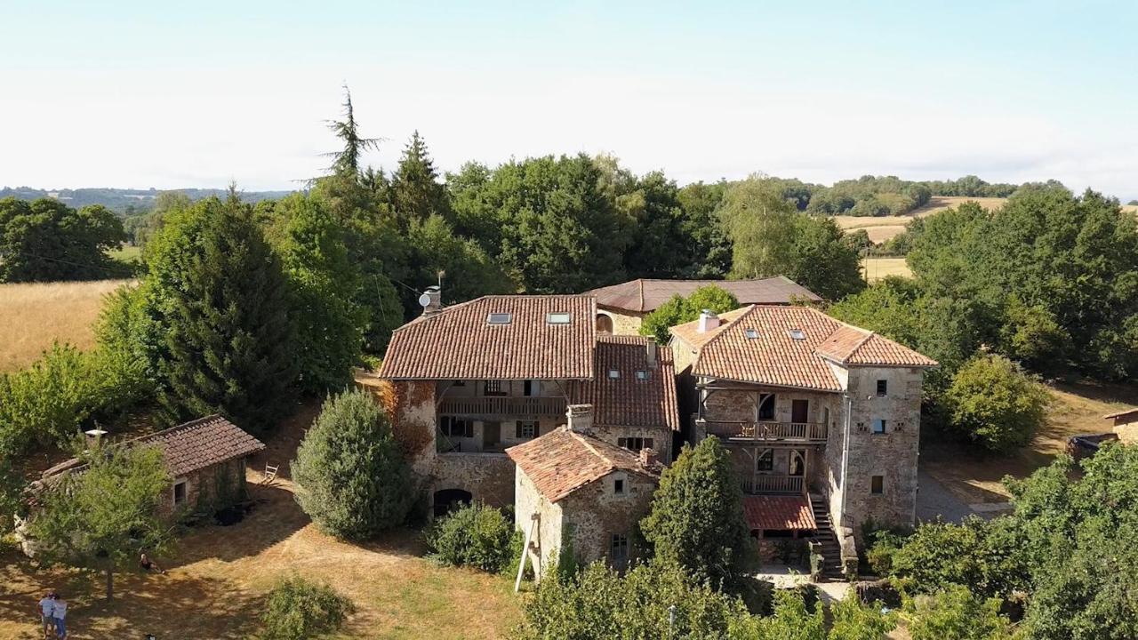 Grande Maison De Caractere En Pierres -Superbe Vue Saint-Cirgues  Exterior foto